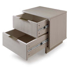 Manhattan Comfort Granville 18.11" Modern 2-Drawer Nightstand 2-Piece Set - Light Grey-10