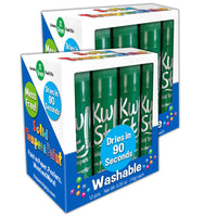 Kwik Stix Solid Tempera Paint Sticks - Green - 12/Pack - 2 Pack-Individual coloured Kwik Stix for the ones you use the most!