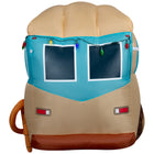 GEMMY Airblown Inflatable Christmas National Lampoon's Christmas Vacation RV Scene with Logo and LEDs - 48" x 90"-Deflates for easy storage