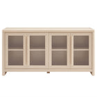 Modway Evren 63" 4-Door Sideboard Storage Display Cabinet - Ash-Assembly Required
