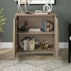 Hudson&Canal - Meuble d'appoint Chabot de 28 po de largeur - Chêne gris vieilli-Caractéristiques assemblage facile
