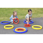 Educational Advantage Giant Activity Rings - Set of 9-Supplied in 3 colours and 3 sizes.
