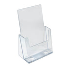 Azar - Porte-brochures vertical de bureau/comptoir en acrylique - 5,5 po x 8,5 po - Transparent - Paquet de 10-Couleur : Transparent