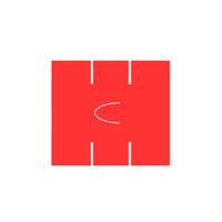 Garvey Fluorescent Red Blank Labels Compatible with Avery Dennison 216 and Sato PB-2 Labelers - 15000 Labels-Two-line Garvey blank red labels; 8 characters over 8 character