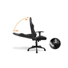 COUGAR Armor Elite Reclining and Tilting Gaming Chair - Black and Orange-Wipe with a damp cloth