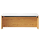 Modway Kinetic 38" Wall-Mount Office Desk - White Natural-7