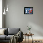 Lafleur G. Jersey Number Frame Canadiens - Framed Print - 16" x 20"-Ready to hang - arrives fully assembled
