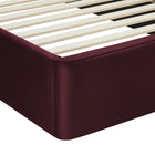 Modway Solana Arched Performance Velvet Full Platform Bed - Mulberry-Weight Capacity: 800 lb