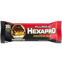 Allmax Hexparo Chocolate Peanut Butter Cup Protein Bars - 54 gr-Allmax Hexapro Protein Bar Peanut Butter Cup 54g