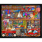 Good Old Days by Michael Fishel - Framed Canvas - 26" x 22"-Premium canvas print with gallery-wrapped edges