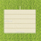 Outsunny 8.5' L x 11.5' W Retractable Pergola Canopy Replacement for 10' L x 13' W Frame (Cover Top) - Cream White-10 water drainage holes