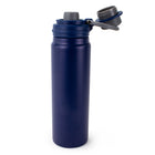 General Supply Goods + Co Stainless Steel Water Bottle with Dual lids - 730 ml - Navy-7
