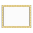 Geographics - Diplomate Cerificats Parchemin - 8.5" x 11" - Paquet de 50-Compatible avec les imprimantes à jet d'encre et laser