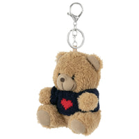 Merangue - Ours en peluche avec porte-clés pull-Facile à attacher aux sacs, sacs à dos ou porte-clés