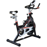 Soozier Upright Stationary Exercise Bike w/ Resistance LCD Monitor Black-Caters to body shaping, bodybuilding, fitness, waist training, hips, legs, and arms