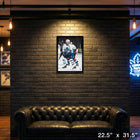 Doug Gilmour Maple Leafs Action - Framed Canvas - 22" x 31"-Finished size: 22.5x31.5