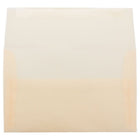 JAM Paper - Enveloppes d'invitation A10 en vélin translucide - 6 po x 9,5 po - ivoire ocre printanier - paquet de 25 (PACV850)-Quantité : 25 enveloppes par paquet
