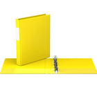 Davis Group Premium Economy Binder - D Ring - 1" - Yellow - 6 Pack-1"