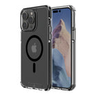AXS PROShield Plus MagSafe Compatible Drop-tested Clear Case for Apple iPhone 14 Pro - Black-Sleek reinforced corners maximize shock absorption
