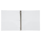 JAM Paper - Classeur en plastique de 2 -5 cm - blanc - 3 anneaux-Les larges panneaux avant et arrière recouvrent entièrement les intercalaires et protège-pages standard. Nos classeurs à 3 anneaux métalliques sont dotés de deux boutons pour une ouverture et une fermeture faciles, ainsi que d'une pochette pratique sur le rabat intérieur.