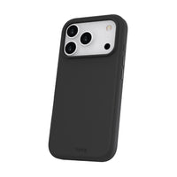 TUFF8 GlideAir Mag Rugged Case for iPhone 17 Pro - Black-Soft-touch Exterior: Features a silky-smooth finish that feels gentle in your hand while offering a secure grip
