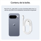 Google Pixel 10 Pro XL - 512 Go - Pierre de lune - Bell et Virgin Plus-Le Pixel 10 Pro est doté d’une pile à autonomie de plus de 24 heures et qui peut aller jusqu'à 100 heures avec l'Économiseur de pile extrême1. Il se recharge à 55 % en environ 30 minutes, alors que le Pixel 10 Pro XL se recharge à 70 % en environ 30 minutes2. Les deux sont dotés de la technologie magnétique Pixelsnap pour une recharge sans fil sans effort qui s'enclenche en place