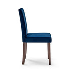Modway Prosper 5-Piece Upholstered Velvet Dining Set - Cappuccino Navy-Seats Up to 8