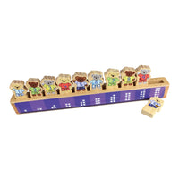 Yellow Door Ten in the Bed Number Line Toy-Packed full of mathematical learning potential, this versatile, double-sided number line is perfect for developing a secure understanding of numbers one to ten.