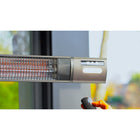 EnerG+ 1500-Watt Floorstanding Infrared Electric Patio Heater with LED and Remote-Dual ambiant LED lights and remote control for all of the heater functions