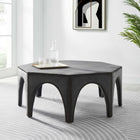 Modway Victory Performance Velvet Ottoman - Grey-Non-Marking Foot Glides