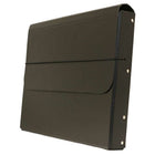 JAM Paper Thick Portfolio File Carrying Case with Elastic Band - 10 x 1 1/4 x 13 1/4 - Black-Size: 10" x 1.25" x 13.25"
