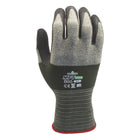 SHOWA 344MFT Pro Natural Rubber Latex Textured Grip Glove - Microfiber Liner - Black/Grey - XLarge -Natural Rubber Latex