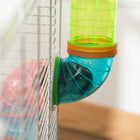 PawHut 31" Large Hamster Cage with Tunnel Tube System - Blue-Overall dimension (without tube and water bottle): 31"L x 18"W x 23.5"H