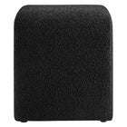 Modway - Simba Tissu Boucle Tabouret en cascade - Noir-Assemblée requise