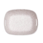 My Home My Living - Panier ovale en feutre résistant, lot de 3 - 25,4 cm (L) x 20,3 cm (l) x 12,1 cm (H) - Crème-Pratique emboîtables pour économiser de l'espace