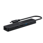 Kopplen USB-C 5-Port Hub with 4K HDMI-High-Definition Output: The HDMI port supports 4K resolution at 60Hz, ideal for professionals who need crystal-clear video quality for presentations or entertainment
