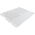 JAM Paper Enveloppes en plastique fini métallique avec fermeture à bouton et ficelle, 9 3/4 x 13 po, claires, paq./12-Ouverture : livret