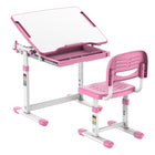 Mount-It! Kids Desk and Chair Set - Pink-Kids Desk