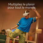 Meta - Casque tout-en-un Quest 3S - 128 Go - Blanc-Suivi des mains intégré