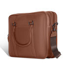 Champs Onyx Leather Briefcase - Brown-Made of Genuine Cowhide Leather