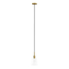 Modway - Beacon 1-Lumière Lumière suspendue - Laiton en satin transparent-Pendentif moderne à une lumière