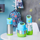 b.box - Insulated Food Jar - 335ml - Ocean Breeze-Keeps food warm for up to 5 hours or cool for up to 7.