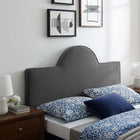 Modway Dawn Performance Velvet King/California King Headboard - Charcoal-Plywood and MDF Construction
