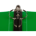 JAM Paper Plastic 1.5" 3-Ring Binder - Green-Wide front and back binder panels fully cover standard dividers and sheet protectors. Our 3 metal ring binders have 2 buttons for easy opening and closing, and a convenient pocket on the inside flap.