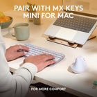 Logitech Lift for Mac Bluetooth Wireless Vertical Ergonomic Mouse - Off-White-10