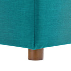 Modway Commix Down Filled Overstuffed Ottoman - Teal-Ottoman Weight Capacity: 331 lbs.