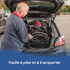 Journey - So Lite C2 Fauteuil roulant ultra léger - noir-Le siège rembourré et durable offre un confort supplémentaire lors d’utilisations prolongées