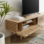 Modway Render 71" TV Stand - Oak-Durable Particleboard Construction
