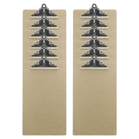 Charles Leonard Clipboard - Legal-Size - 12 Pack-Double sided 1/8" Masonite hardboard