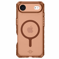 ITSKINS Hybrid_R Frost Compatible with MagSafe Case for iPhone 17 Air - Mocha-Raised edges protect your screen and camera